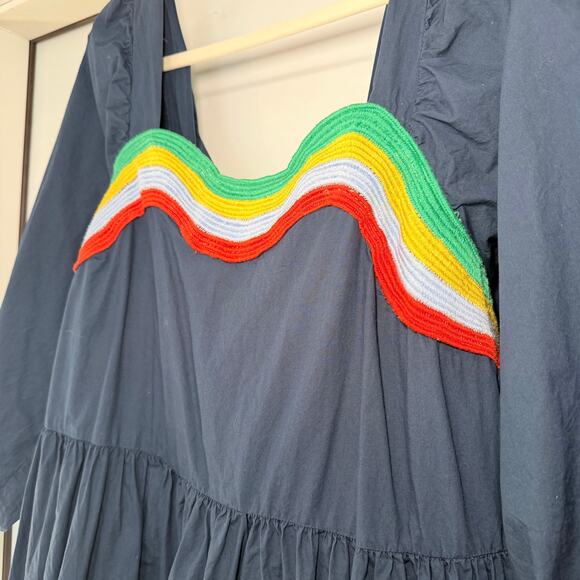 Corey Lynn Calter Ophelia Mini Dress | Organic Cotton Size XL Coastal Boho - Picture 9 of 15